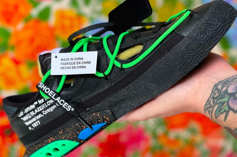 Off White X Nike Blazer Low Detailed Look Hypebeast Off White X Nike Blazer Low Detailed Look Hypebeast