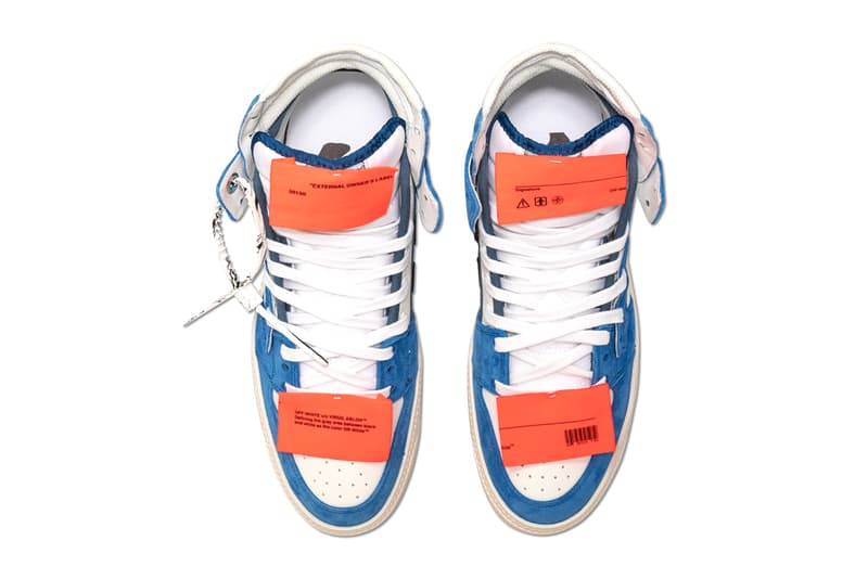 off white virgil abloh court 3 0 sneaker white blue orange unc air jordan 1 official release date info photos price store list buying guide