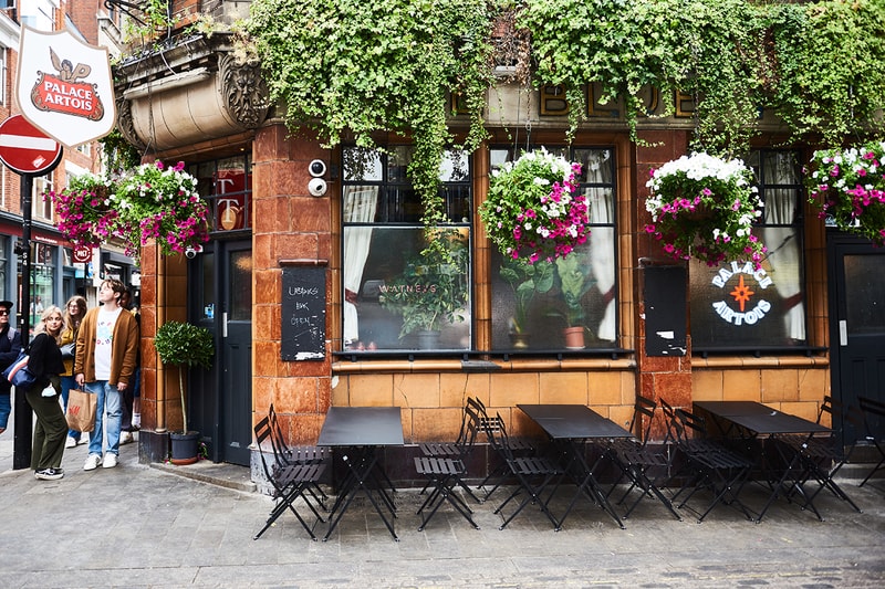 palace artois stella skateboards pub london blue posts soho vig bar new york details look inside dates