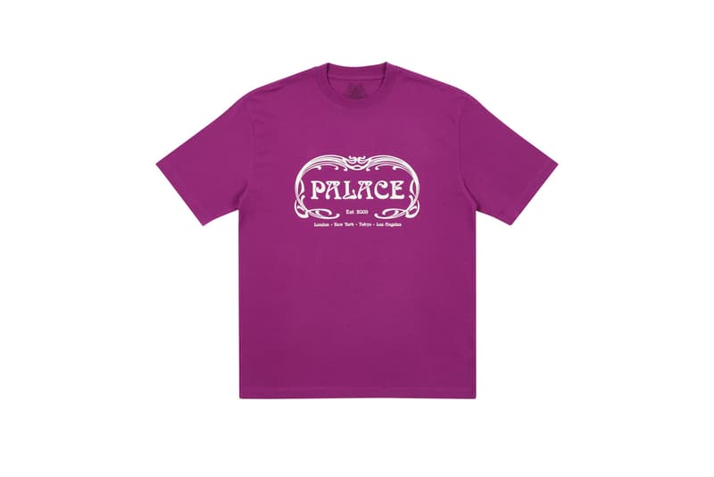 Palace Fall 2021 T-Shirts Polos Longsleeves Release Information Drop Date London Skateboarding Brand Garfield Collaboration 