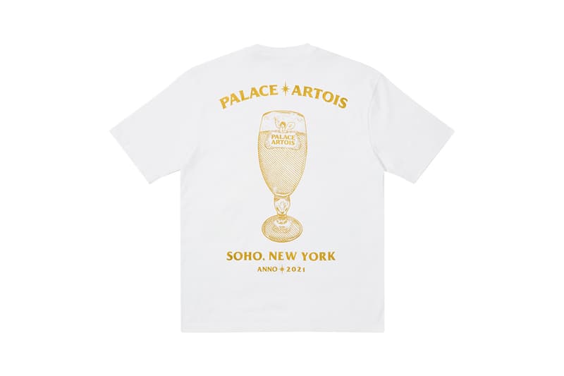 A Closer Look at Palace x Stella Artois FW21 collaboration release information fall winter 2021