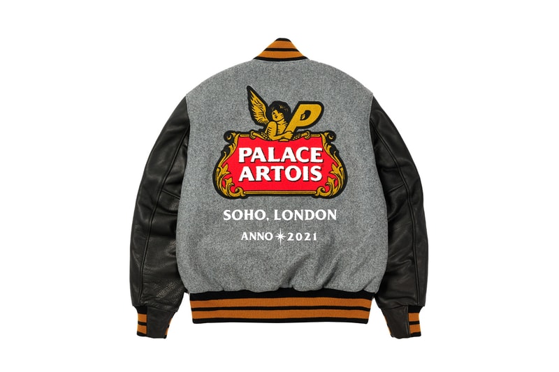 A Closer Look at Palace x Stella Artois FW21 collaboration release information fall winter 2021