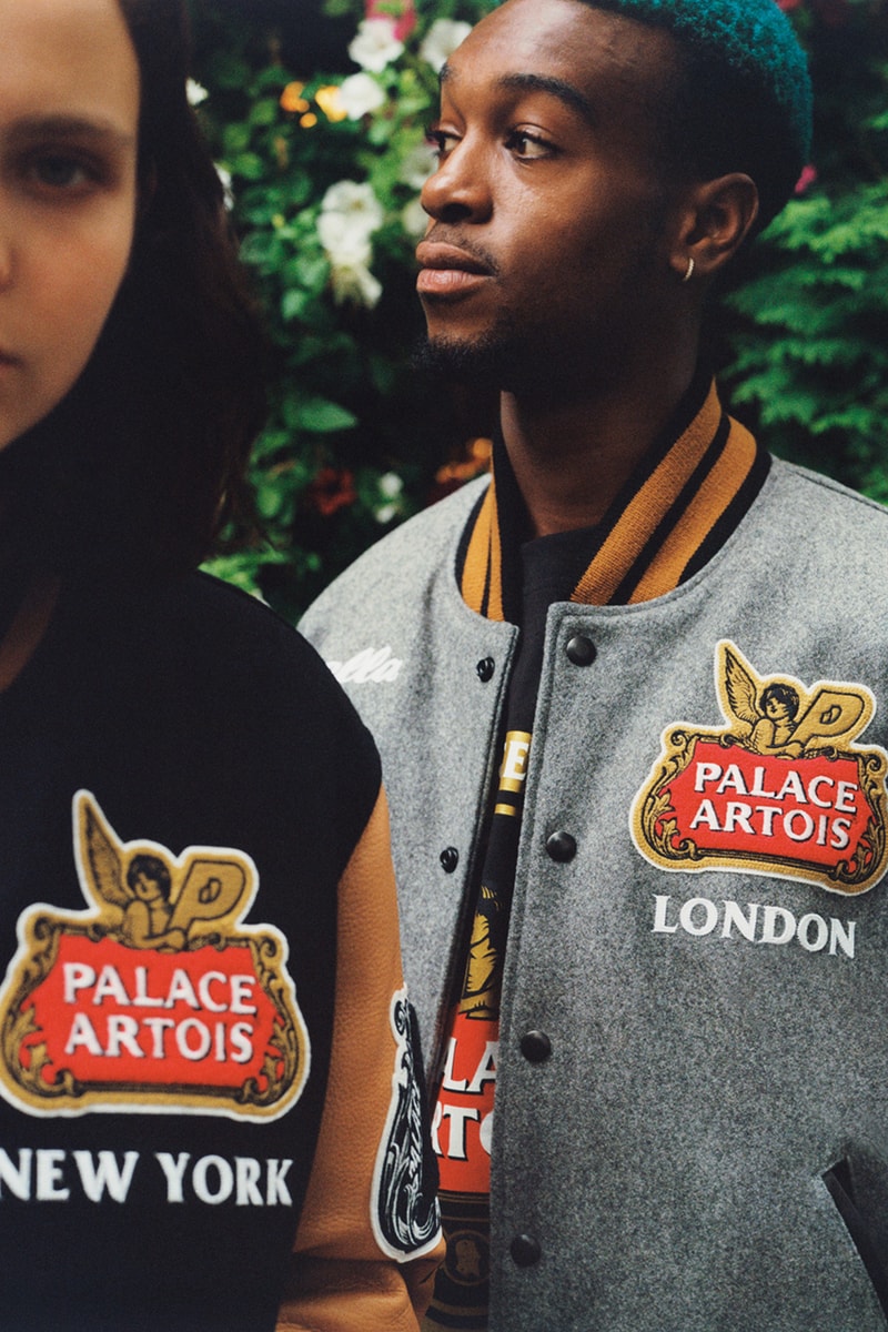 palace stella artois fall winter 2021 lookbook release details information buy cop purchase london soho new york skateboards