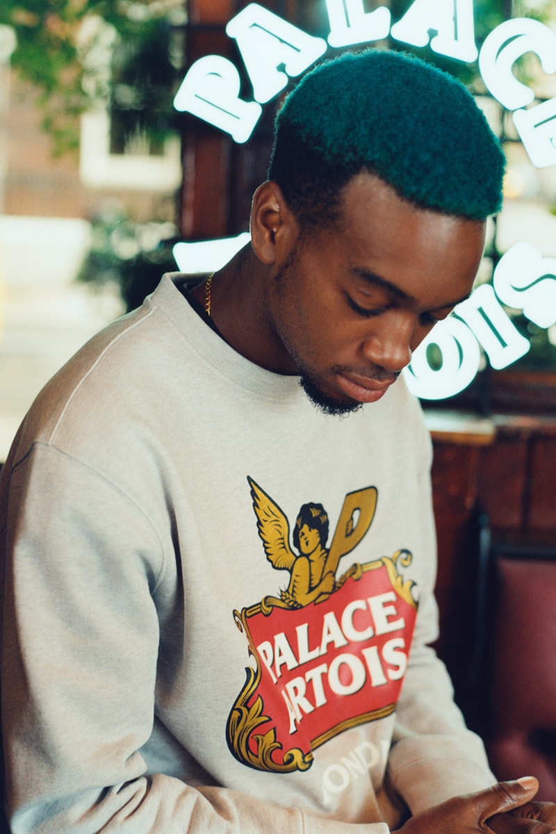 palace stella artois fall winter 2021 lookbook release details information buy cop purchase london soho new york skateboards
