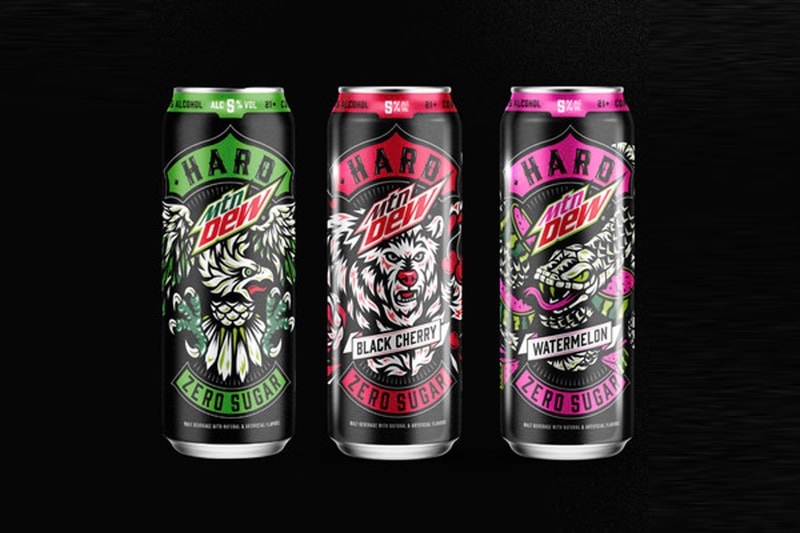 PepsiCo and The Boston Beer Company Are Launching a New HARD MTN DEW alcohlic beverage pop drink 