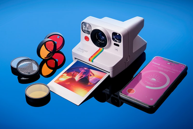 Polaroid Originals Now+ Plus 2nd Generation Bluetooth I-Type Instant Camera  with Bonus Lens Filter Kit, 16 Color Film Photos and Signature Series