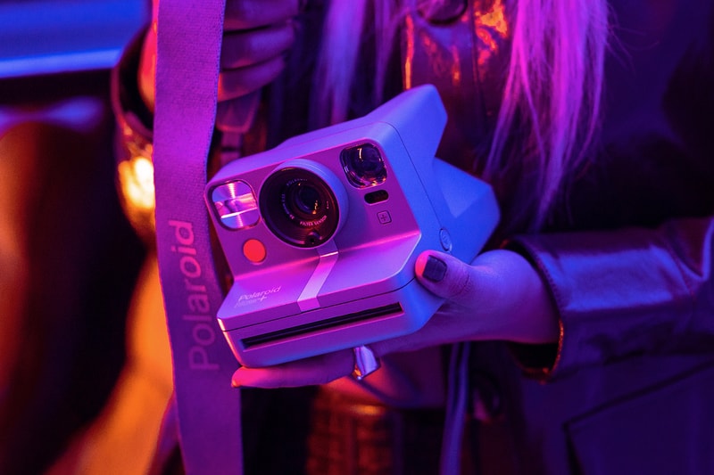 Polaroid Encourages Experimental Photography Versatile Now Plus Analog Instant Camera snap on lense Bluetooth aperture priority tripod mode connectivity release info