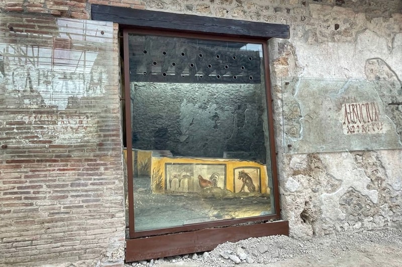 Ancient Roman Thermopolium Pompeii Excavation Site