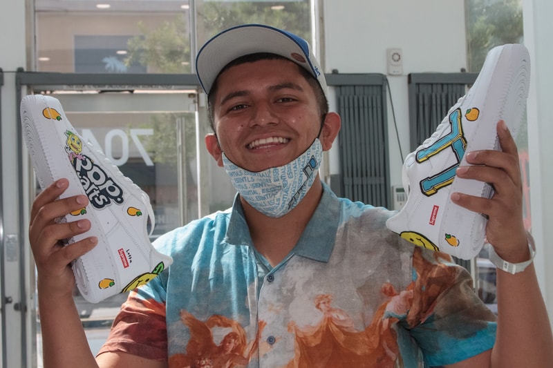 poptarts lyrical lemon lemonade los angeles event sneaker customization