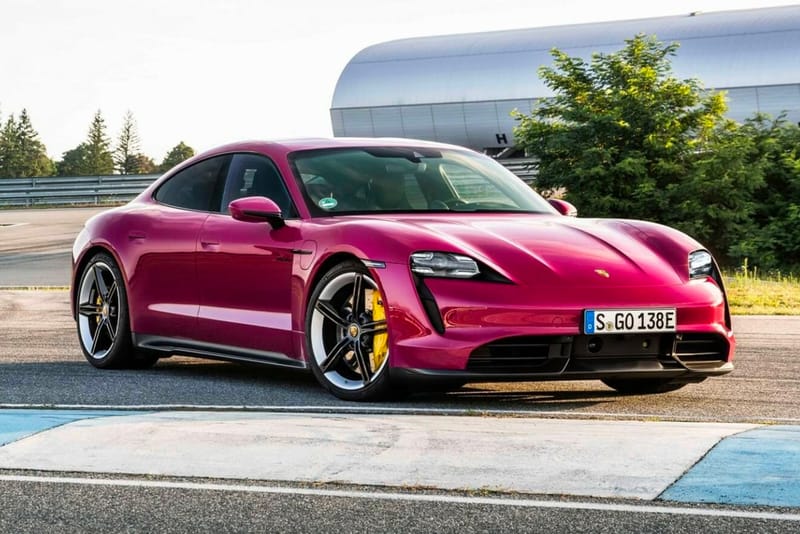 2022 Porsche Taycan Revives Retro Colorways