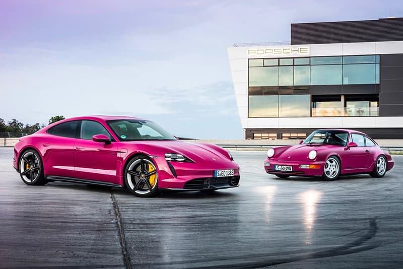 2022 Porsche Taycan Revives Retro Colorways remote auto park rubystar app battery faster charging drive range new release price info