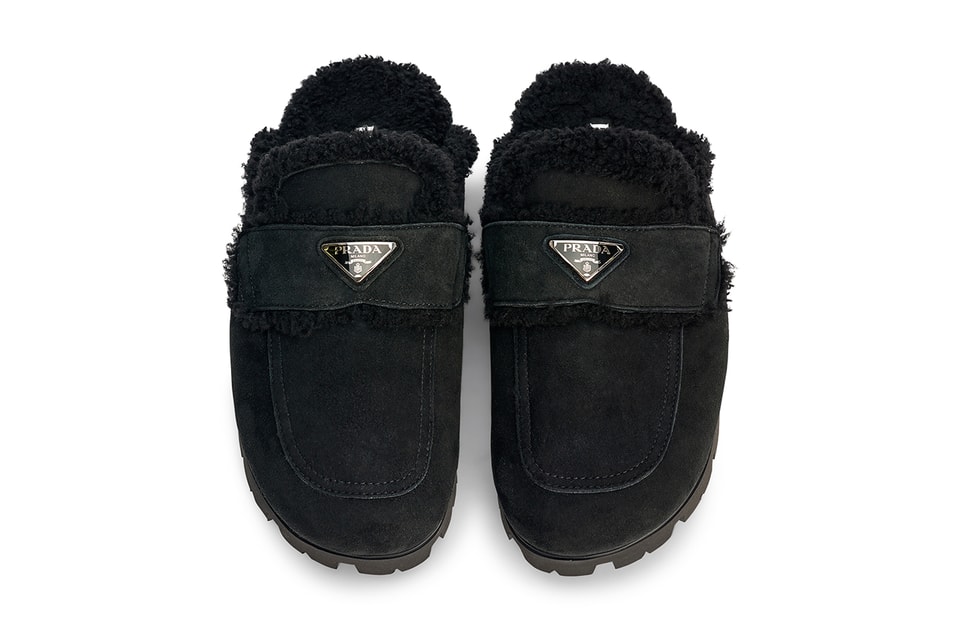 Prada Drops Shearling-Lined Slippers for FW21 | Hypebeast