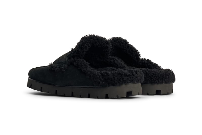 Prada Drops Shearling-Lined Slippers for FW21 | Hypebeast