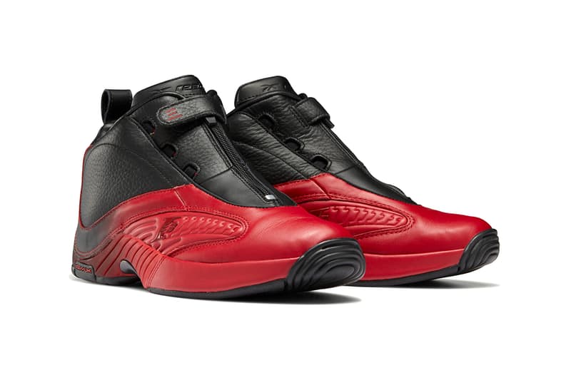 reebok answer iv black flash red H01302 release date info store list buying guide photos price. 