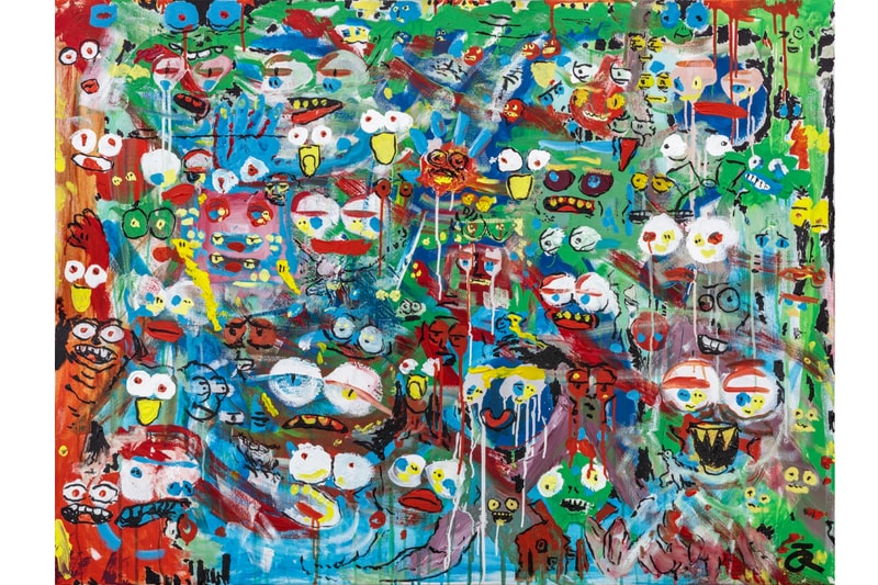 'Rick and Morty’ Co-Creator Justin Roiland Makes His Fine Art World Debut sotheby's adult swim hulu solar opposties nft cartoons canvas acrylic painting