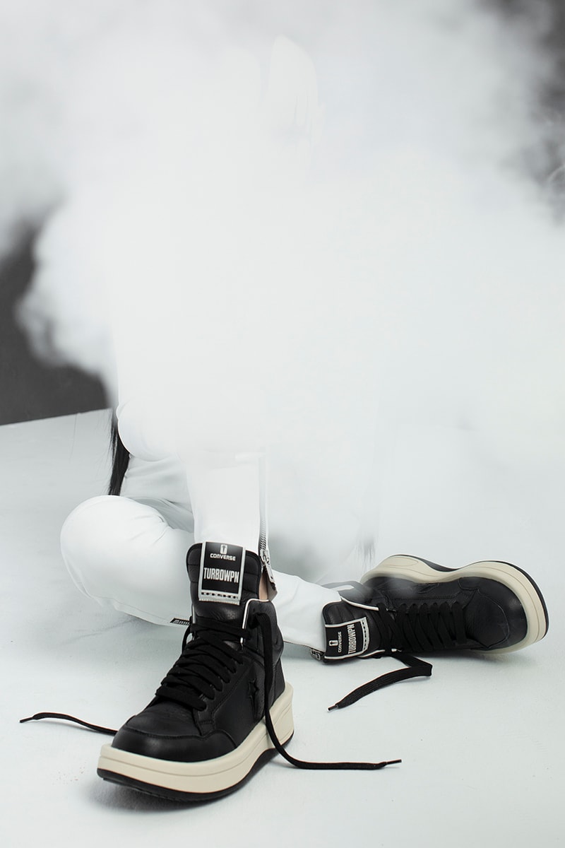 rick owens drkshdw turbowpn converse weapon black release information details basketball