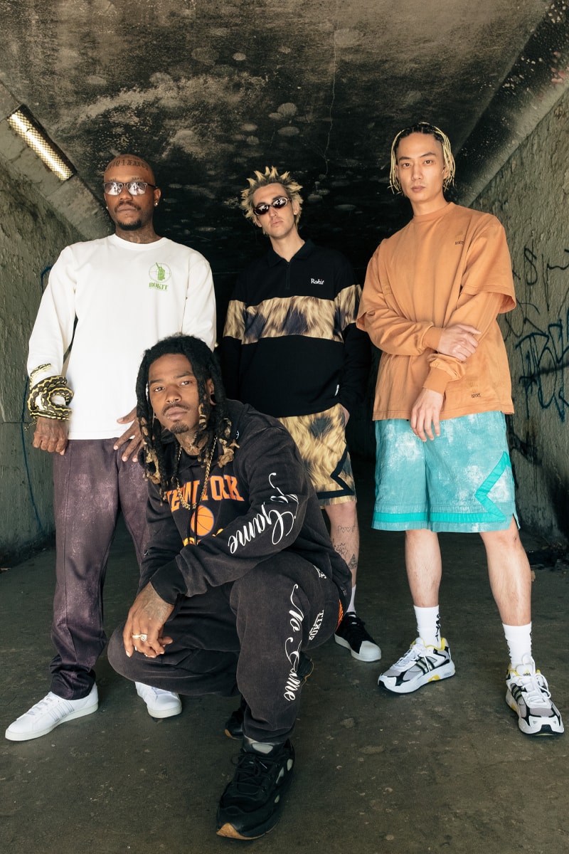 ROKIT Explores the World of Basketball Through the Unexpected Athlete ROKIT Fall/Winter 2021 Lookbook Release Info punk hardcore hip hop basketball nba 