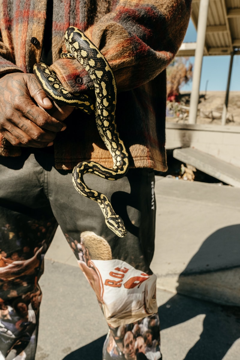 ROKIT Explores the World of Basketball Through the Unexpected Athlete ROKIT Fall/Winter 2021 Lookbook Release Info punk hardcore hip hop basketball nba 