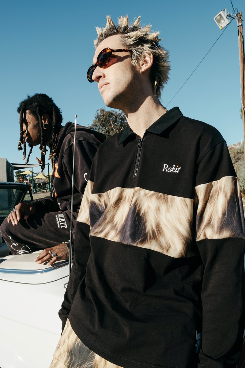 ROKIT Explores the World of Basketball Through the Unexpected Athlete ROKIT Fall/Winter 2021 Lookbook Release Info punk hardcore hip hop basketball nba 