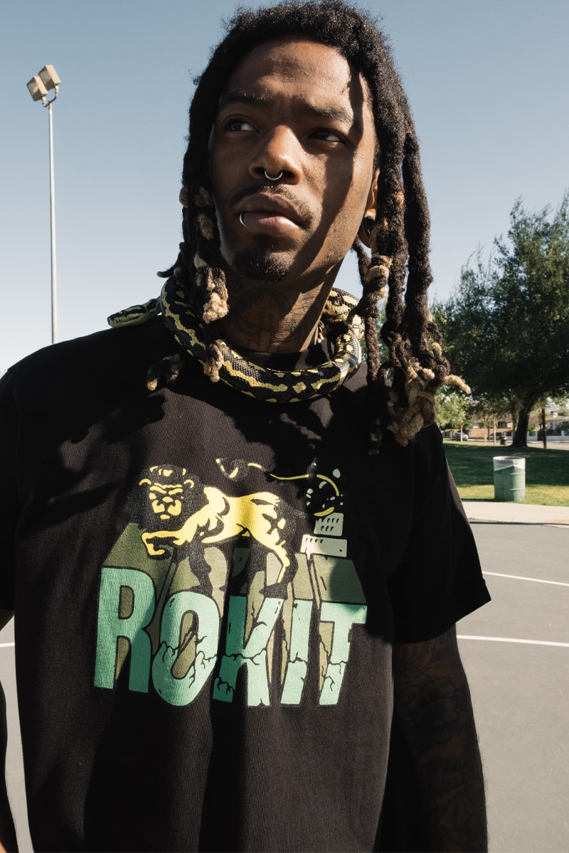 ROKIT Explores the World of Basketball Through the Unexpected Athlete ROKIT Fall/Winter 2021 Lookbook Release Info punk hardcore hip hop basketball nba 