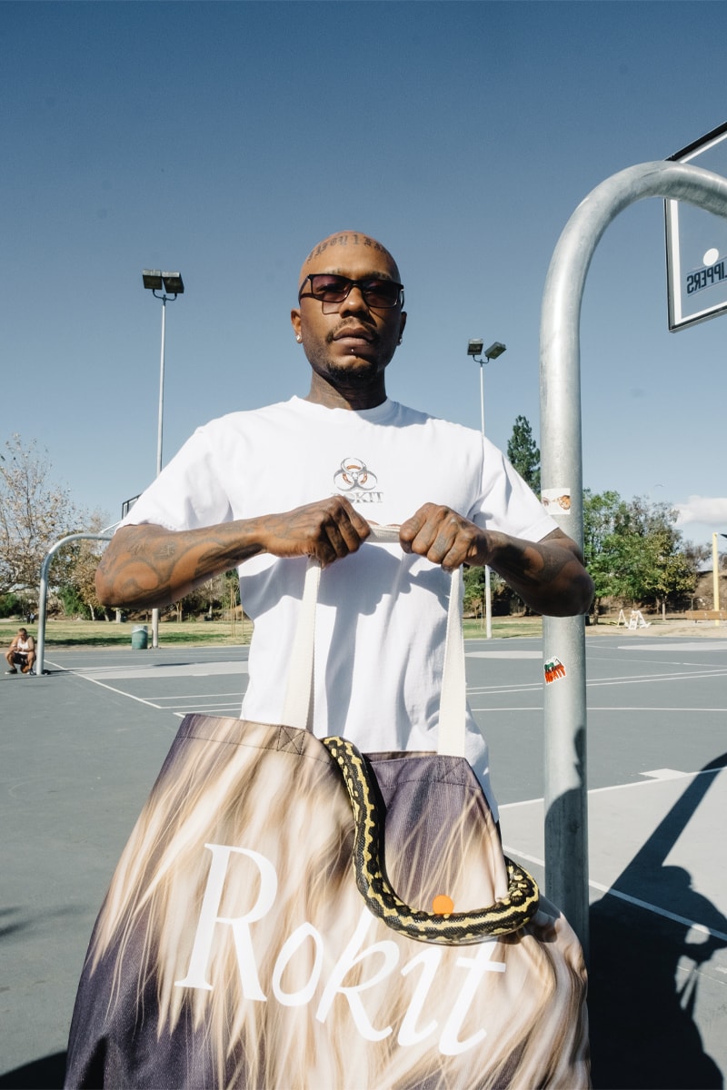 ROKIT Explores the World of Basketball Through the Unexpected Athlete ROKIT Fall/Winter 2021 Lookbook Release Info punk hardcore hip hop basketball nba 