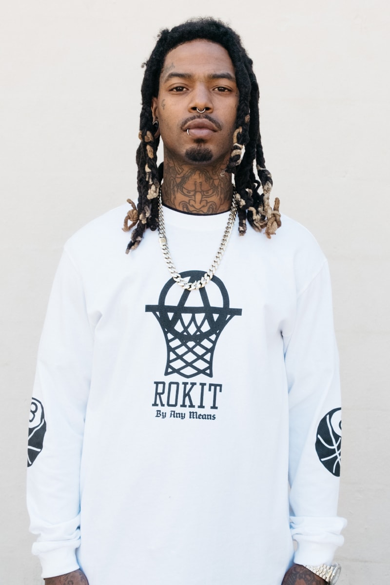ROKIT Explores the World of Basketball Through the Unexpected Athlete ROKIT Fall/Winter 2021 Lookbook Release Info punk hardcore hip hop basketball nba 