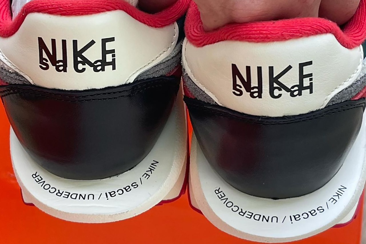 sacai x UNDERCOVER x Nike LDWaffle "Midnight Spruce"