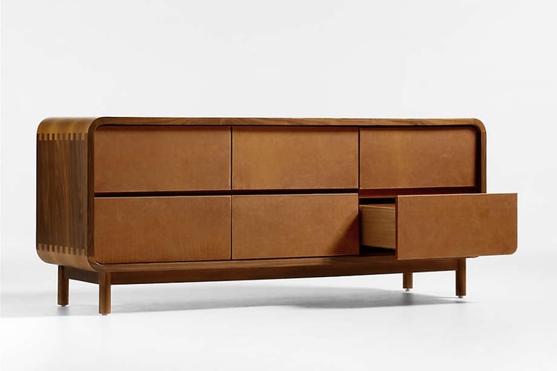 crate and barrel shinola detroit home furniture beds desks lamps pillows clocks design collaboration collection 