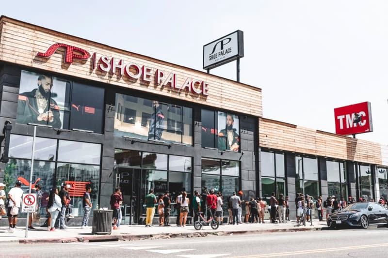 Shoe Palace Worker Fatally Shot Over Sneaker Raffle Dispute melrose avenue los angeles jayren bradford homicide yeezy travis scott nike cedars sinai hospital sedan genesee avenue lapd