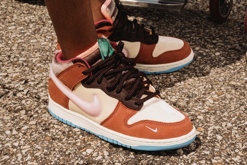 social status nike dunk mid chocolate strawberry milk free lunch short film official release date info photos price store list buying guide