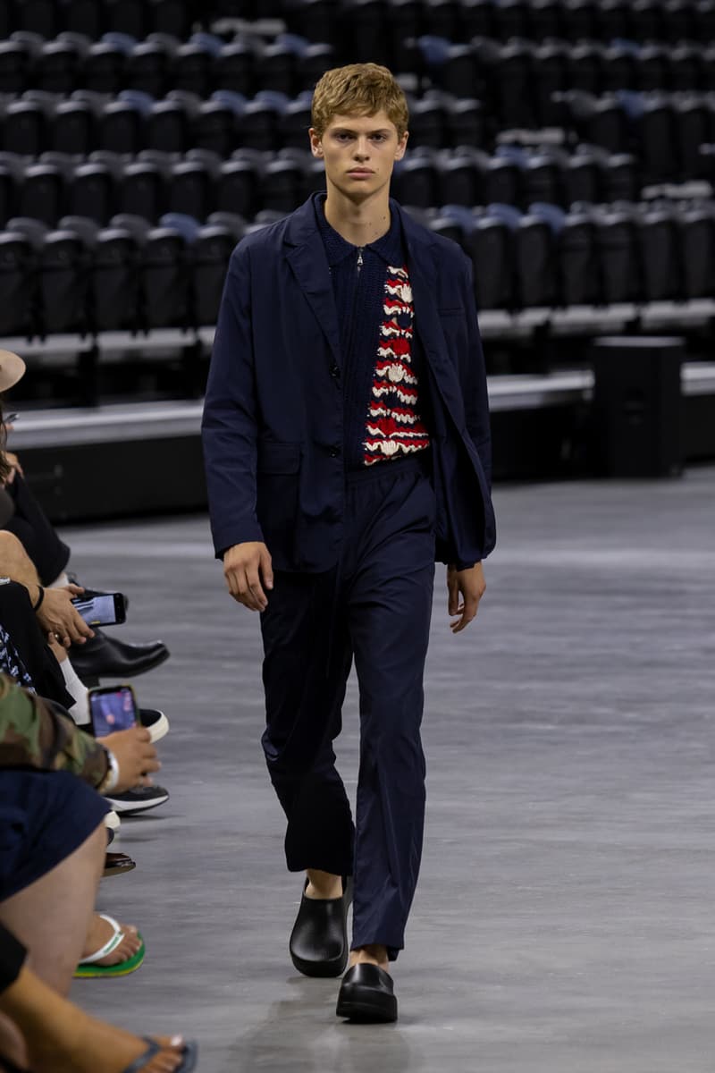 Soulland "Love and Tragedy" Spring/Summer 2022 Copenhagen Fashion Week Runway Show Li-Ning Collaboration Loafer Clogs Mules Silas Adler First Look