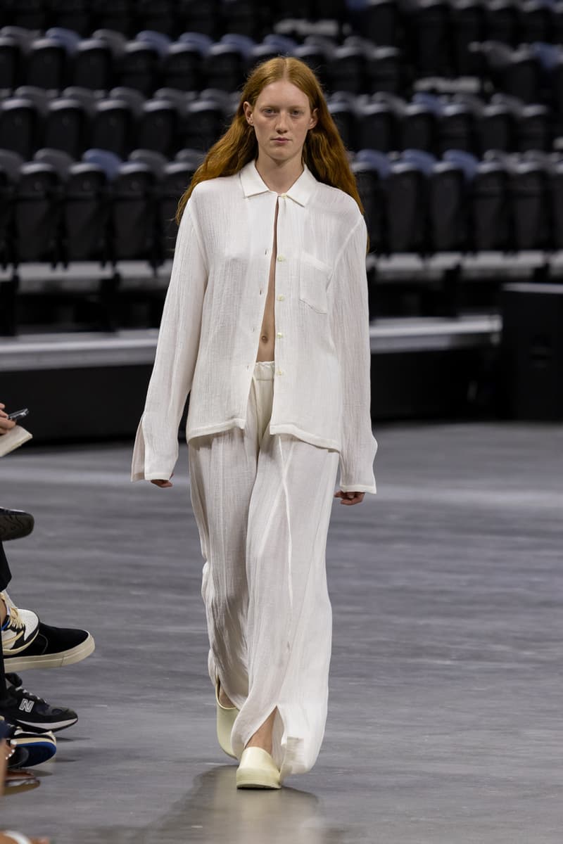 Soulland "Love and Tragedy" Spring/Summer 2022 Copenhagen Fashion Week Runway Show Li-Ning Collaboration Loafer Clogs Mules Silas Adler First Look