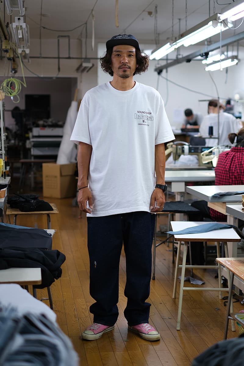 Sound shop balansa busan south korea vintage records ordinary fits denim cap t-shirts flower bee drop retro music apparel clothing release info