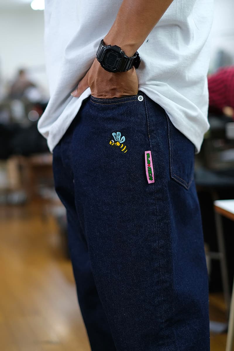 Sound shop balansa busan south korea vintage records ordinary fits denim cap t-shirts flower bee drop retro music apparel clothing release info