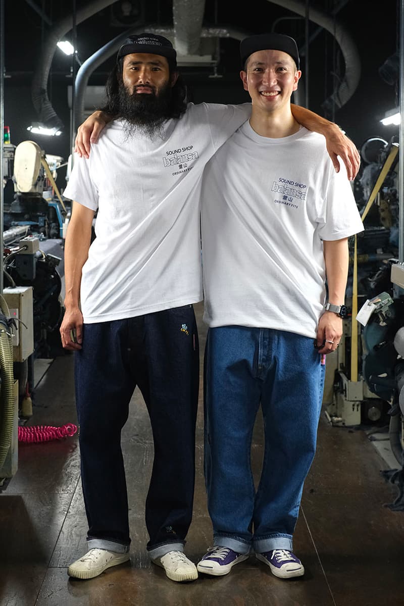 Sound shop balansa busan south korea vintage records ordinary fits denim cap t-shirts flower bee drop retro music apparel clothing release info