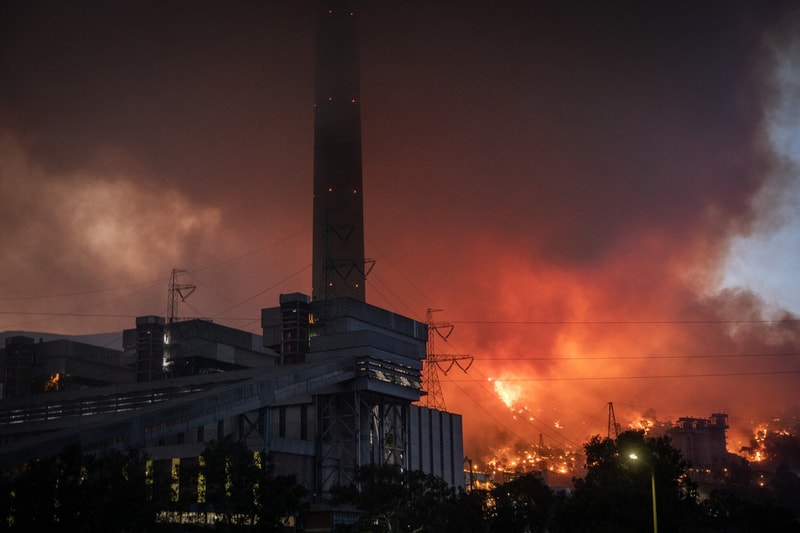 Wildfires Threaten Cultural Monuments Greece Europe 