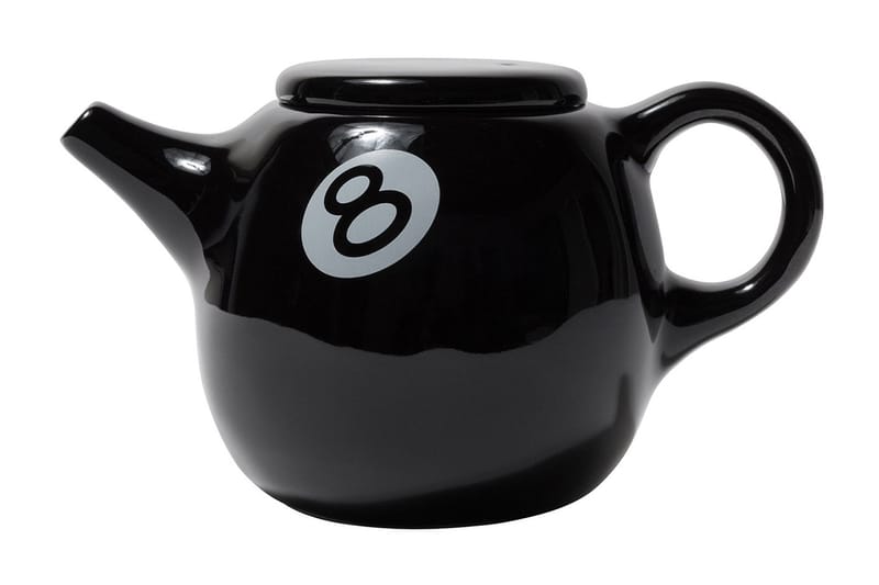 Spill the Tea With Stüssy's 8-Ball Ceramic Teapot