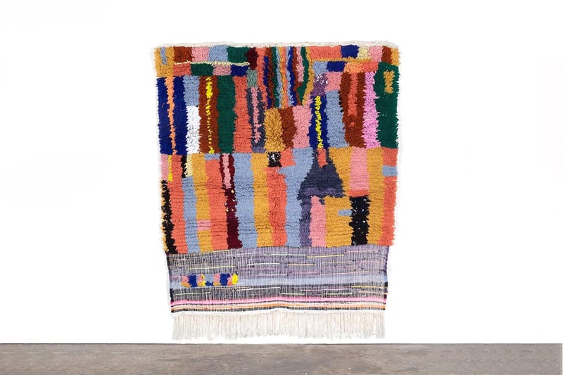 Stüssy Partners With Artisan Project to Craft Upcycled Boucherouite T-shirt Rugs