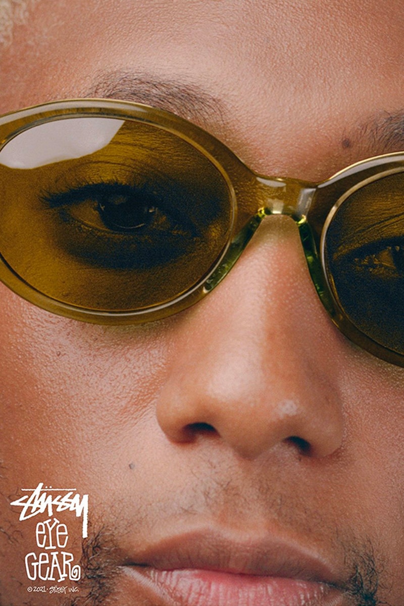 Stussy Eyewear Eyegear Sunglasses  retro square tortoise pattern black dark green clear rose color summer release reveal