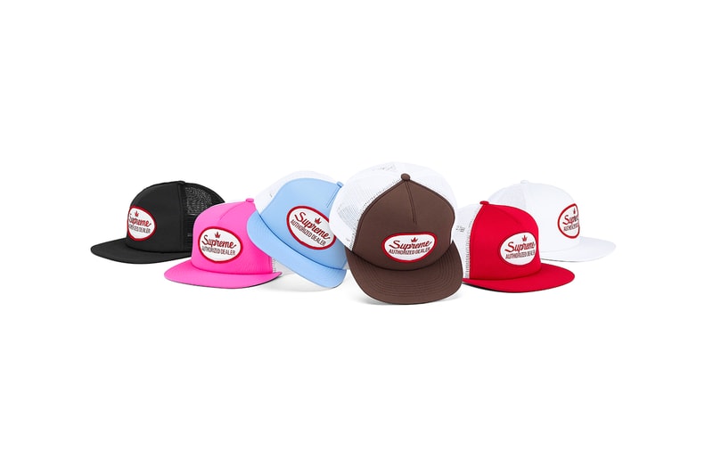 Supreme Fall/Winter 2021 Hats and Beanies skittles skrek Lady Pink kangol trapper hat trucker bucket hats 5-panels