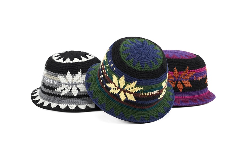 Supreme Fall/Winter 2021 Hats and Beanies skittles skrek Lady Pink kangol trapper hat trucker bucket hats 5-panels