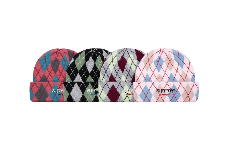 Supreme Fall/Winter 2021 Hats and Beanies skittles skrek Lady Pink kangol trapper hat trucker bucket hats 5-panels