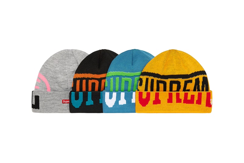 Supreme Fall/Winter 2021 Hats and Beanies skittles skrek Lady Pink kangol trapper hat trucker bucket hats 5-panels
