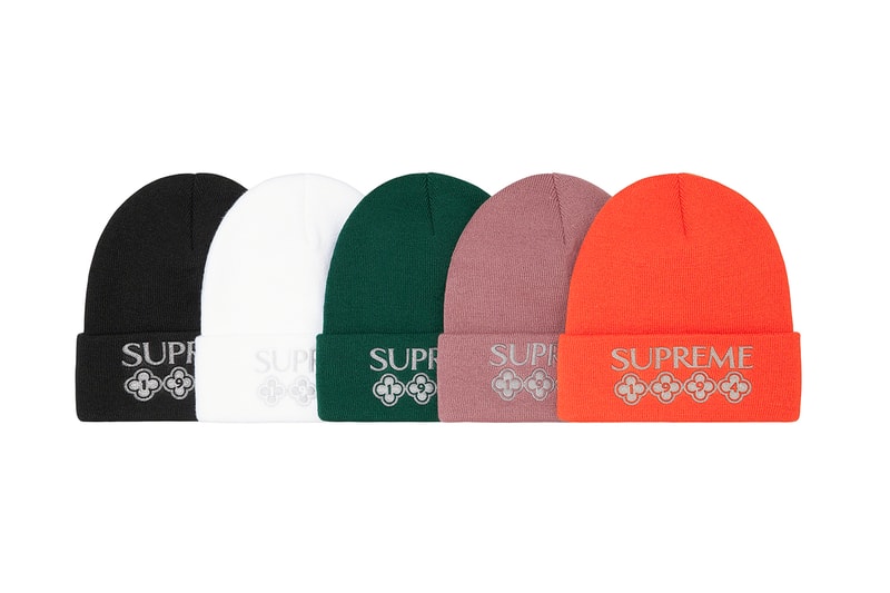 Supreme Fall/Winter 2021 Hats and Beanies skittles skrek Lady Pink kangol trapper hat trucker bucket hats 5-panels