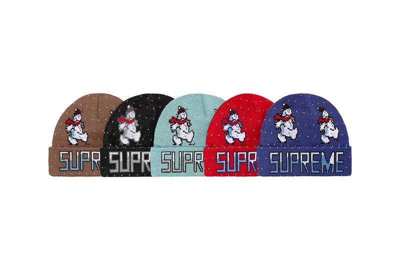 Supreme Fall/Winter 2021 Hats and Beanies skittles skrek Lady Pink kangol trapper hat trucker bucket hats 5-panels 