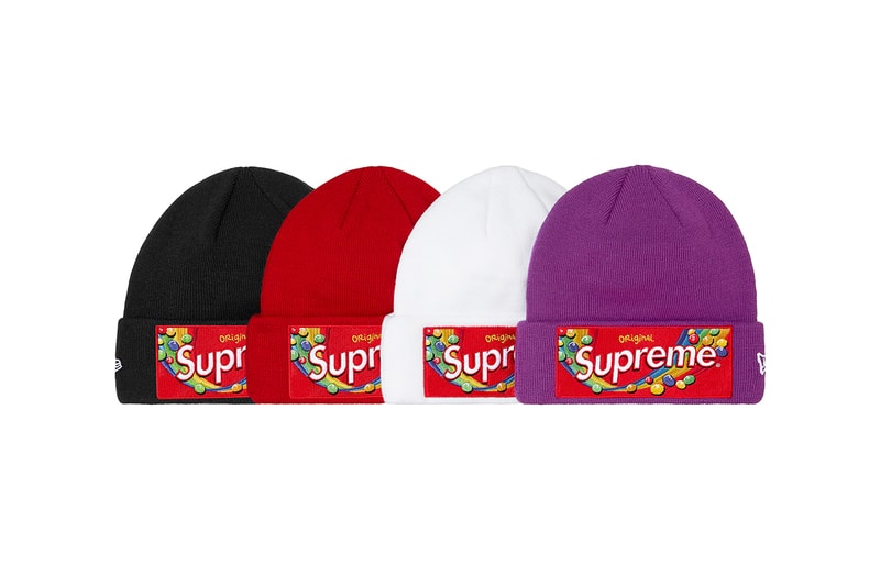 Supreme Fall/Winter 2021 Hats and Beanies skittles skrek Lady Pink kangol trapper hat trucker bucket hats 5-panels