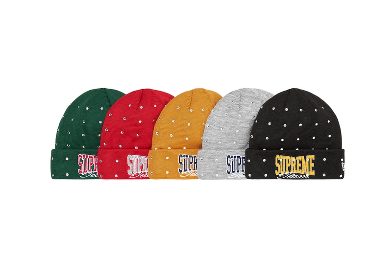 Supreme Fall/Winter 2021 Hats and Beanies skittles skrek Lady Pink kangol trapper hat trucker bucket hats 5-panels