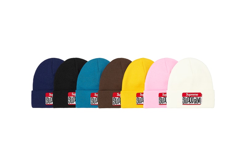 Supreme Fall/Winter 2021 Hats and Beanies skittles skrek Lady Pink kangol trapper hat trucker bucket hats 5-panels