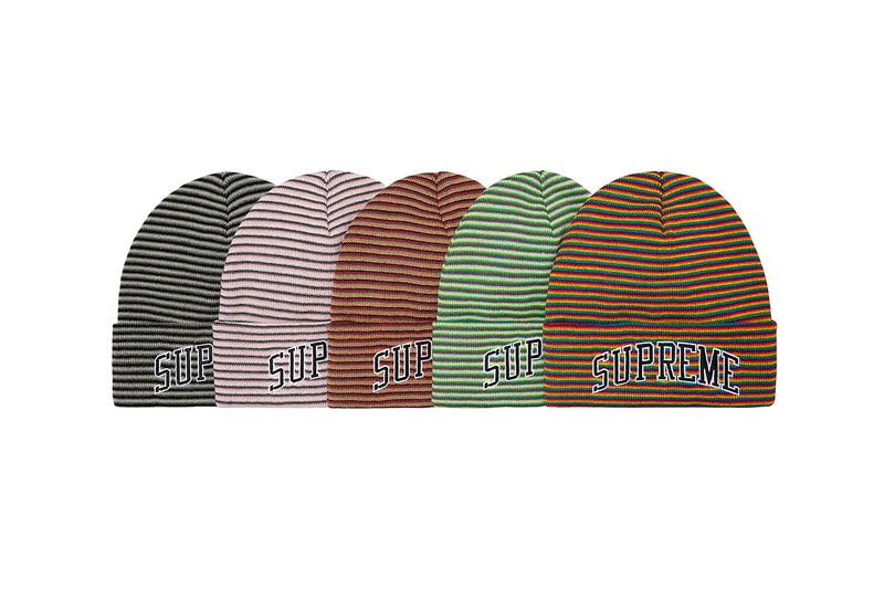 Supreme Fall/Winter 2021 Hats and Beanies skittles skrek Lady Pink kangol trapper hat trucker bucket hats 5-panels