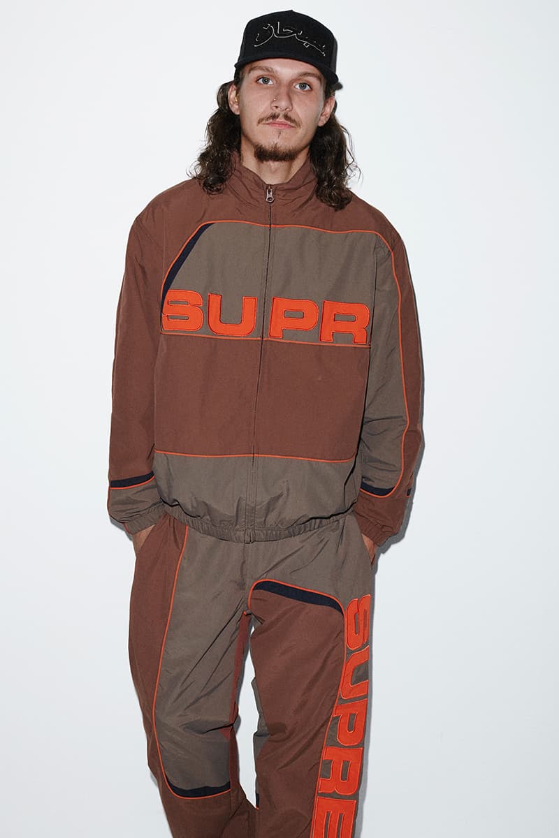 Supreme Fall/Winter 2021 Lookbook New York Yankees GORE TEX Tadanori Yokoo STASH Lady Pink Christopher Wool Nas DMX John Coltrane Skittles Mitchell & Ness Jackets Sweatshirts Shirts Tops Tees T Pants Beanies Hats Bags Accessories Release Date Buy Price 